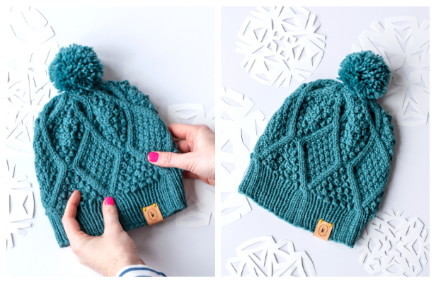 Knit Unisex January Hat Free Knitting Pattern