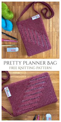 Knit Messenger Bag Free Knitting Patterns - Knitting Pattern