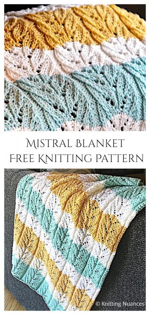 Mistral Blanket Free Knitting Pattern - Knitting Pattern