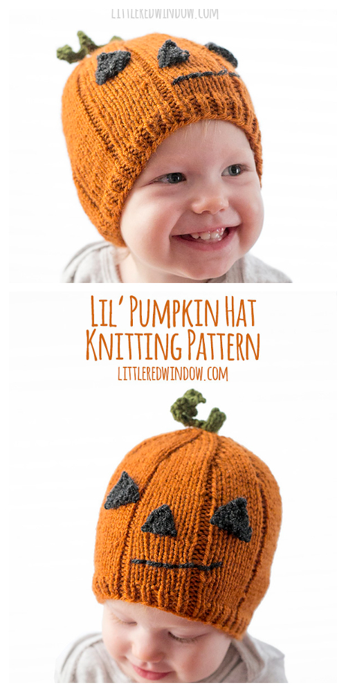Little Pumpkin Hat Free Knitting Patterns
