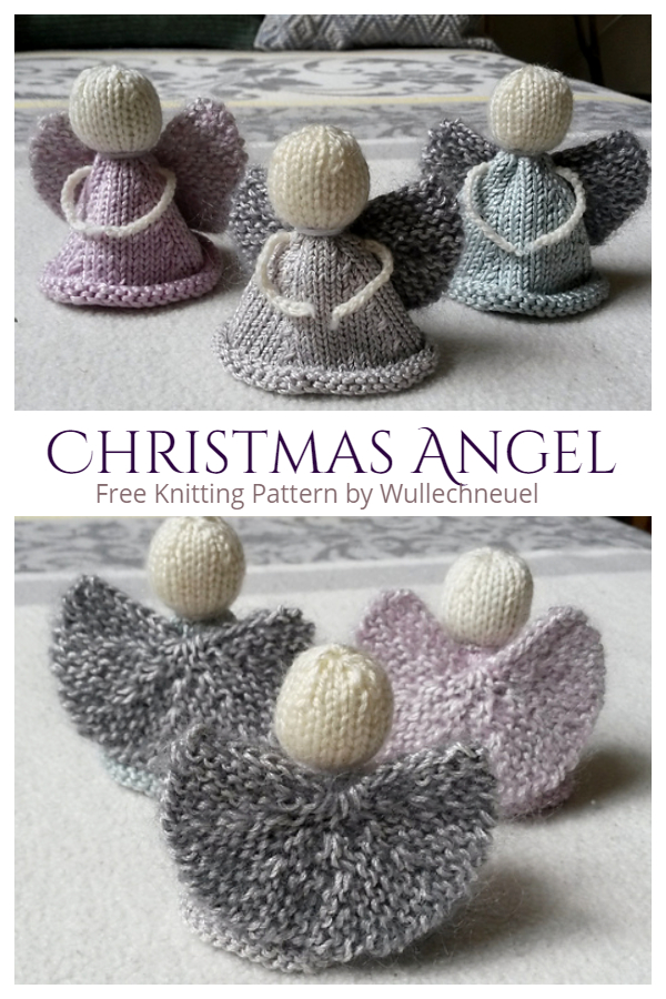 Christmas Angel Ornament Free Knitting Patterns