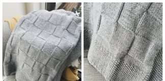 Simple Knit Baby Blanket Free Knitting Pattern