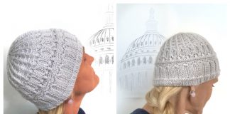 The Capitol Dome Hat Free Knitting Pattern