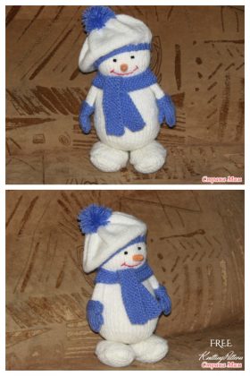 10 Amigurumi Snowman Free Knitting Patterns & Paid - Knitting Pattern