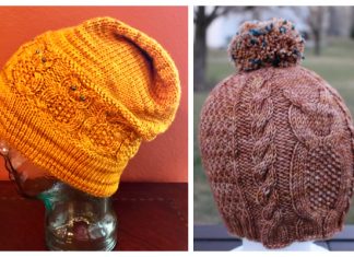 Cabled Owl Hat Free Knitting Patterns
