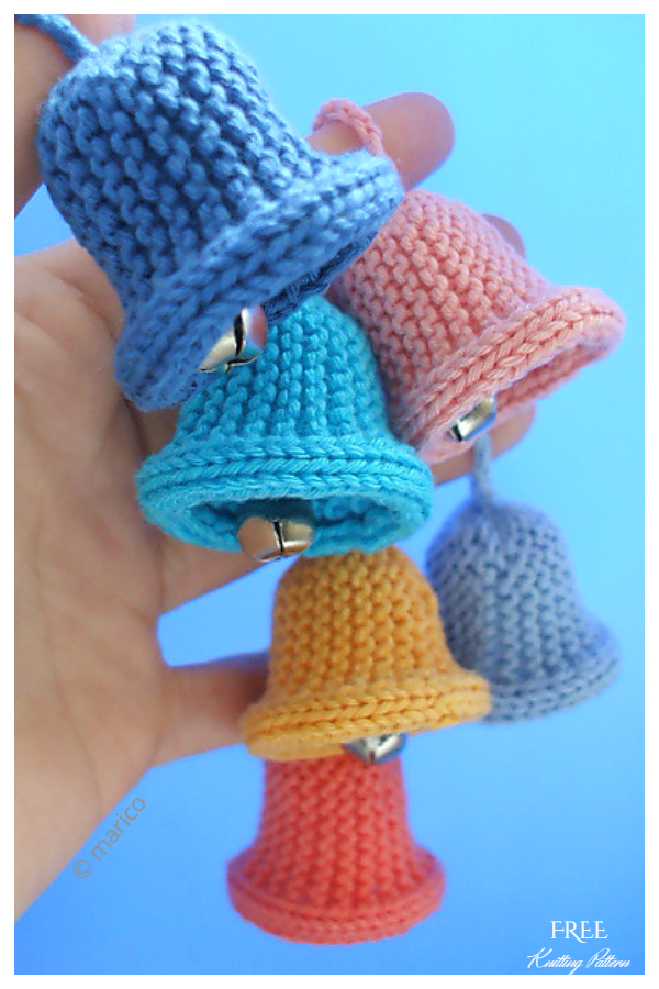 Christmas Bell or Ornament Free Knitting Patterns