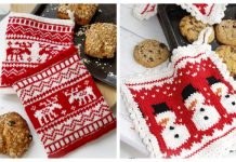 Knit Christmas Potholder Free Knitting Patterns