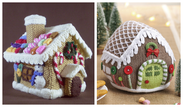 Knit Gingerbread House Free Knitting Patterns Knitting Pattern Knit Gingerbread House Free Knitting Patterns Knitting Pattern