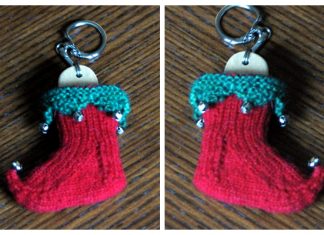 Mini Elf Sock Ornament Free Knitting Pattern