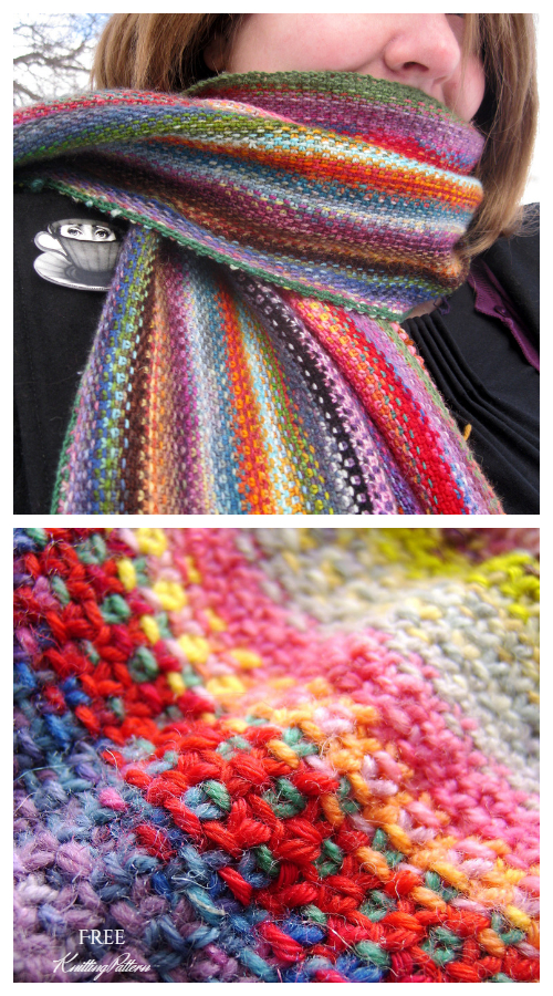 Mini Mania Scarf Free Knitting Pattern