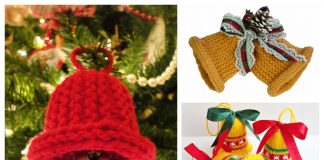 Christmas Bell Ornament Free Knitting Patterns