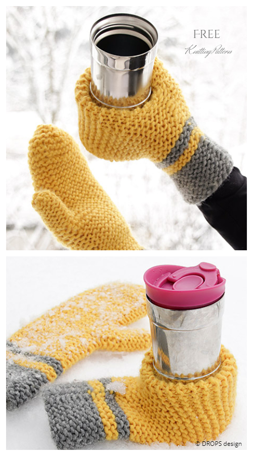 Keep It Warm Cup Cozy Mittens Free Knitting Patterns