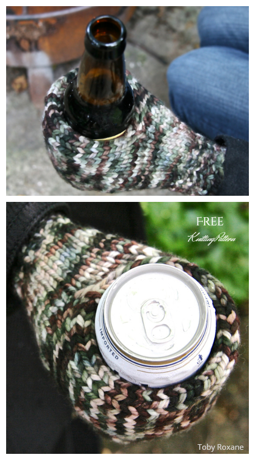 Beer Mitt Free Knitting Patterns