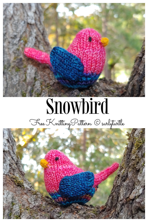 Amigurumi Snowbird Free Knitting Patterns