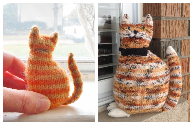 Amigurumi Window Cat Free Knitting Patterns