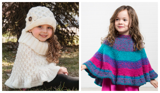 Ponchos - Free knitting patterns and crochet patterns by DROPS Design