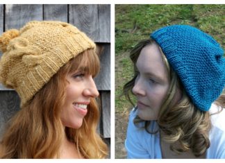 Seed Stitch Ribbed Hat Free Knitting Patterns