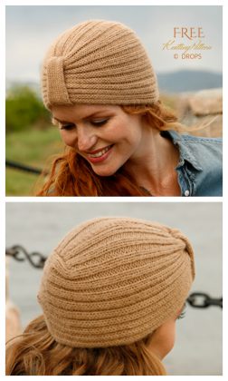 Turban Hat Free Knitting Pattern - Knitting Pattern