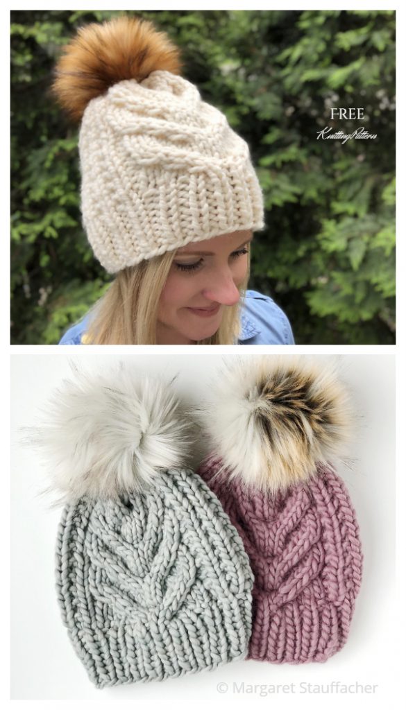 Char Char Cable Hat Free Knitting Pattern - Knitting Pattern