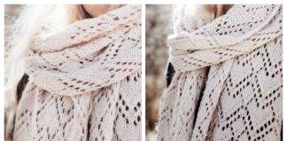 Lacy Heart Scarf Knitting Patterns