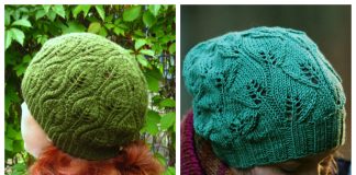 Leafy Hat Free Knitting Patterns