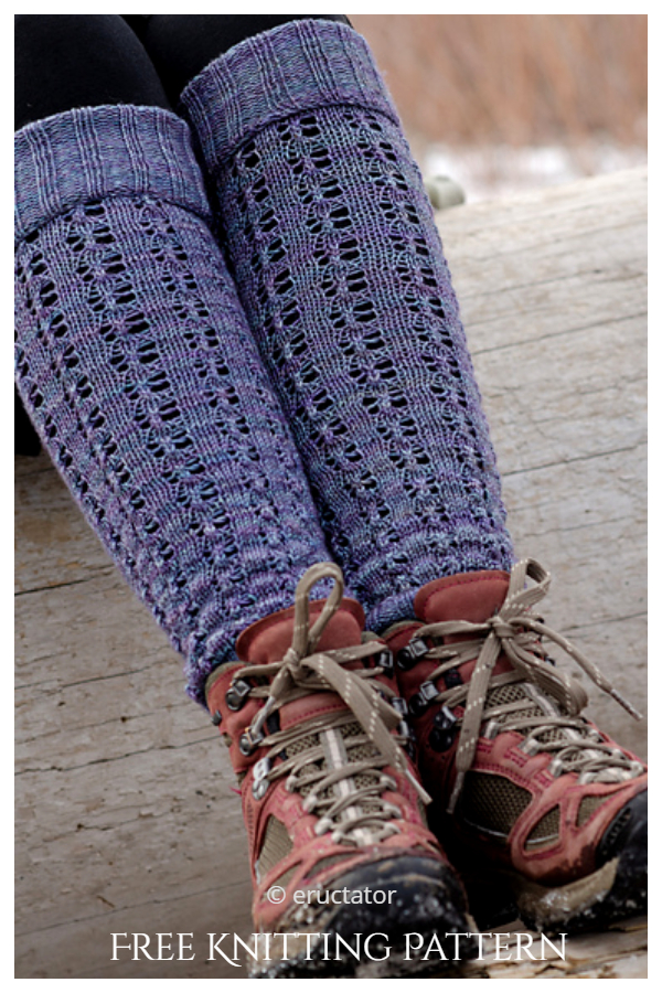 Cloudy Day Leg Warmers Free Knitting Patterns