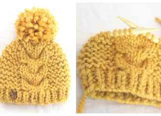 Super Bulky Baby Cable Hat Free Knitting Patterns