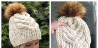 Char Char Cable Hat Free Knitting Pattern