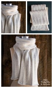 Knit Cable Scarf Free Knitting Patterns - Knitting Pattern