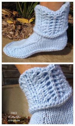 Knit Better Dorm Boots Free Knitting Patterns - Knitting Pattern