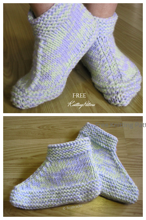 Knit Dorm Boots Free Knitting Patterns