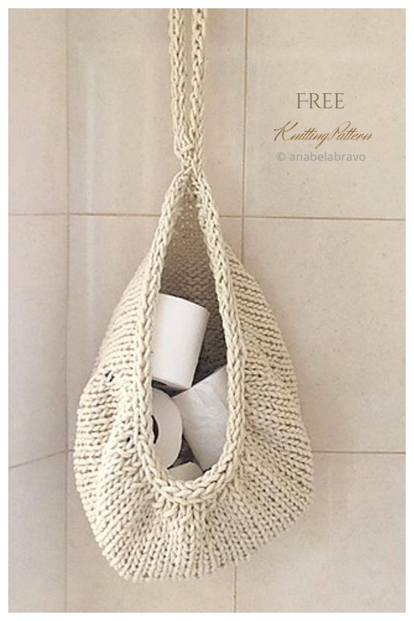 Knit Hanging Basket Free Knitting Patterns