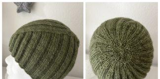Knit Ribbed Smith's Hat Free Knitting Pattern