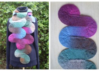 Ten Stitch Wave Scarf Free Knitting Pattern