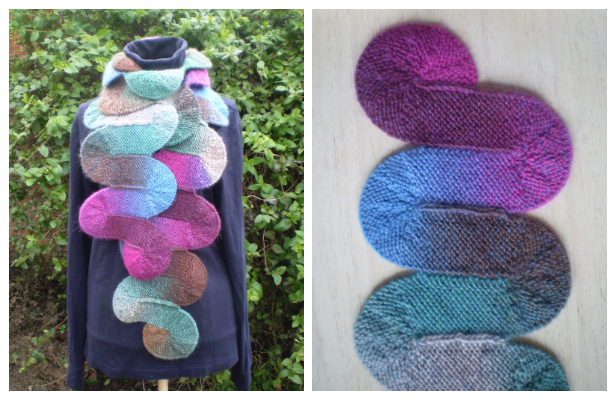Ten Stitch Wave Scarf Free Knitting Pattern