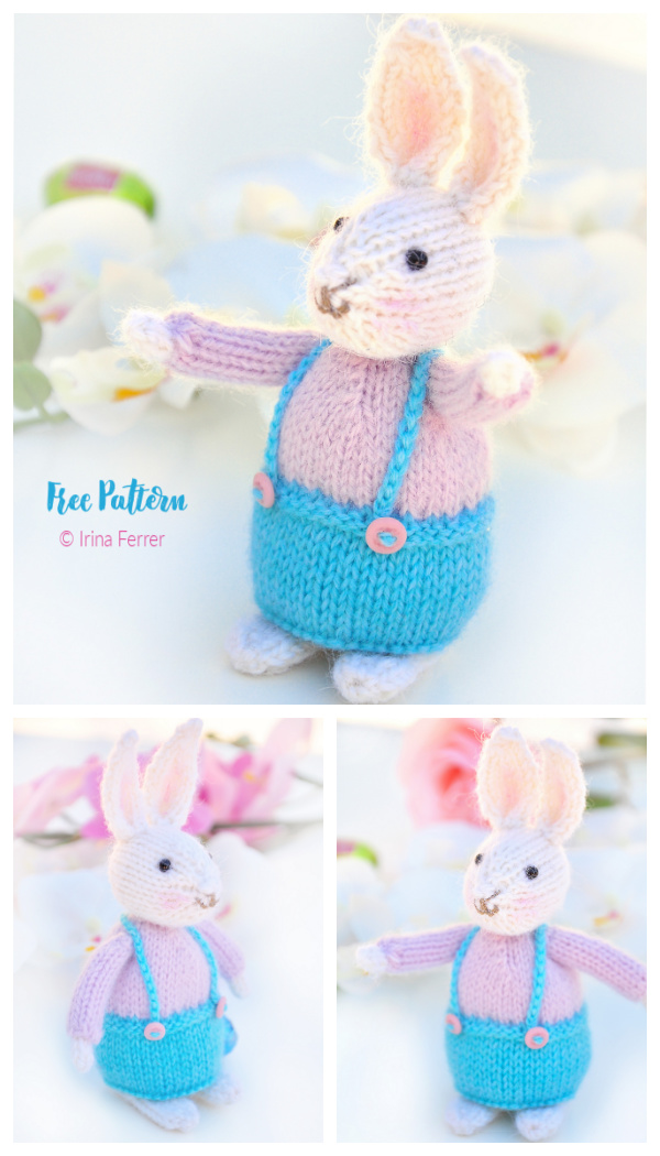 Amigurumi Easter Rabbit Bunny Free Knitting Patterns