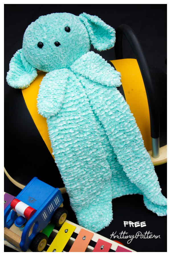 Baby Lamby Lovey Blanket Free Knitting Patterns