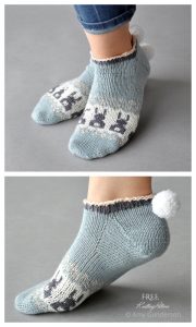 Bunny Socks Free Knitting Patterns - Knitting Pattern