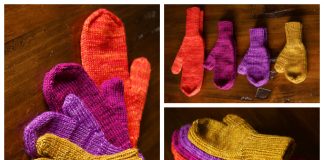 Simplest Mittens Free Knitting Patterns