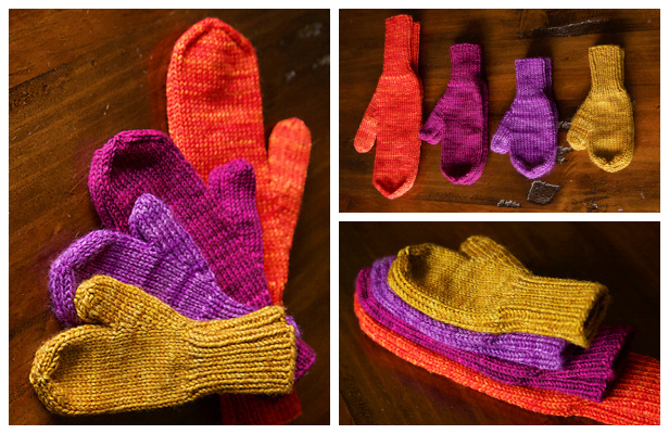 Simplest Mittens Free Knitting Patterns