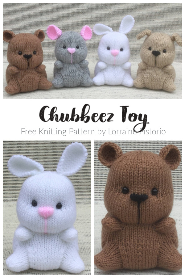 Amigurumi Chubbeez Toy Free Knitting Pattern
