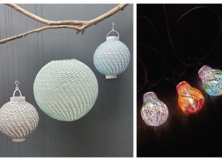 Party Lights Shade Free Knitting Patterns