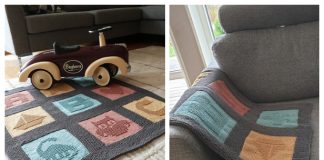 ABC Baby Blanket Free Knitting Pattern