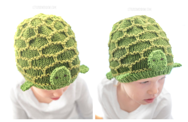 Baby Turtle Hat Free Knitting Pattern