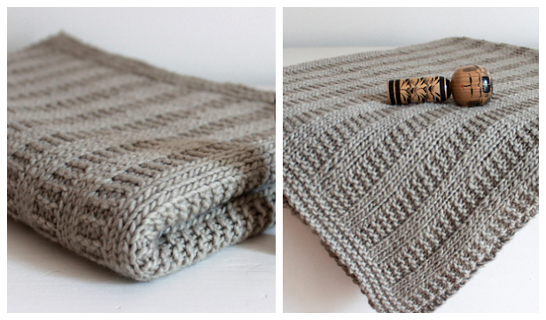 Sweet Snuggles Ribbed Blanket: Crochet pattern