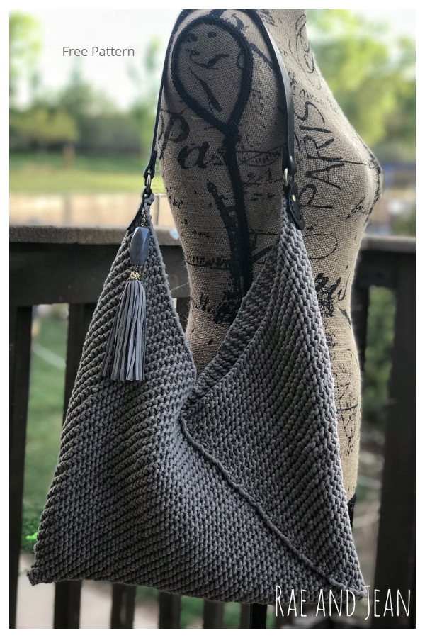 Knitting PATTERN - Knit Tote Bag Pattern