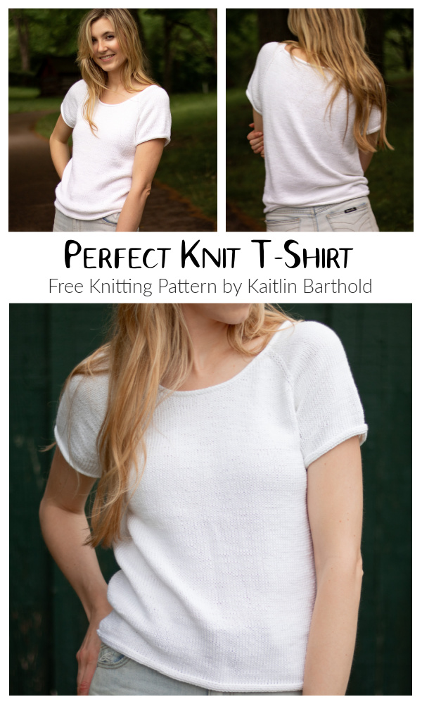 Perfect Knit T-Shirt Free Knitting Pattern