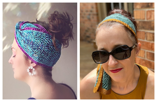 Twilight Time Headwrap Knitting Pattern