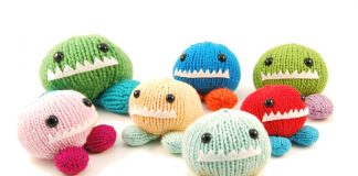 Amigurumi Monster Chunks Toy Free Knitting Pattern