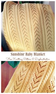 Little Girl Pink Baby Blanket Free Knitting Pattern - Knitting Pattern